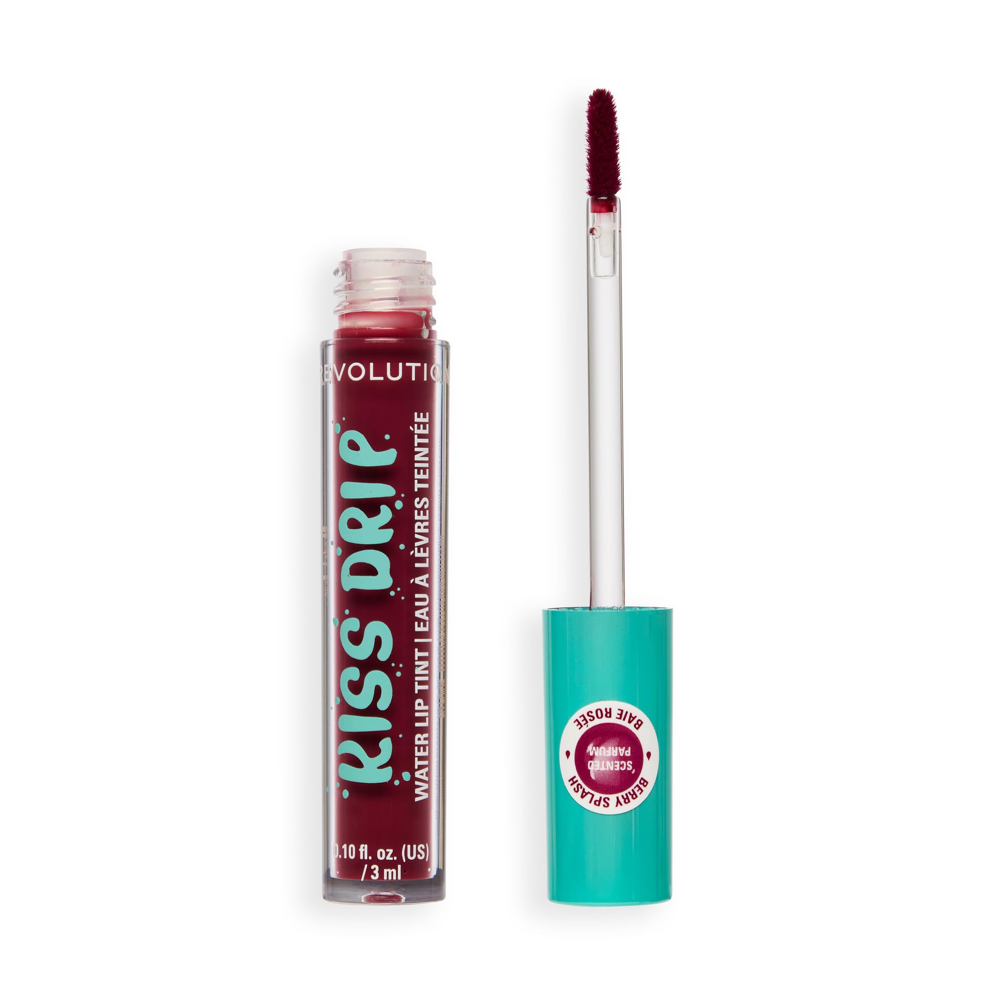 Amazon.com : Revolution Kiss Drip Water Lip Tint, Berry Splash
